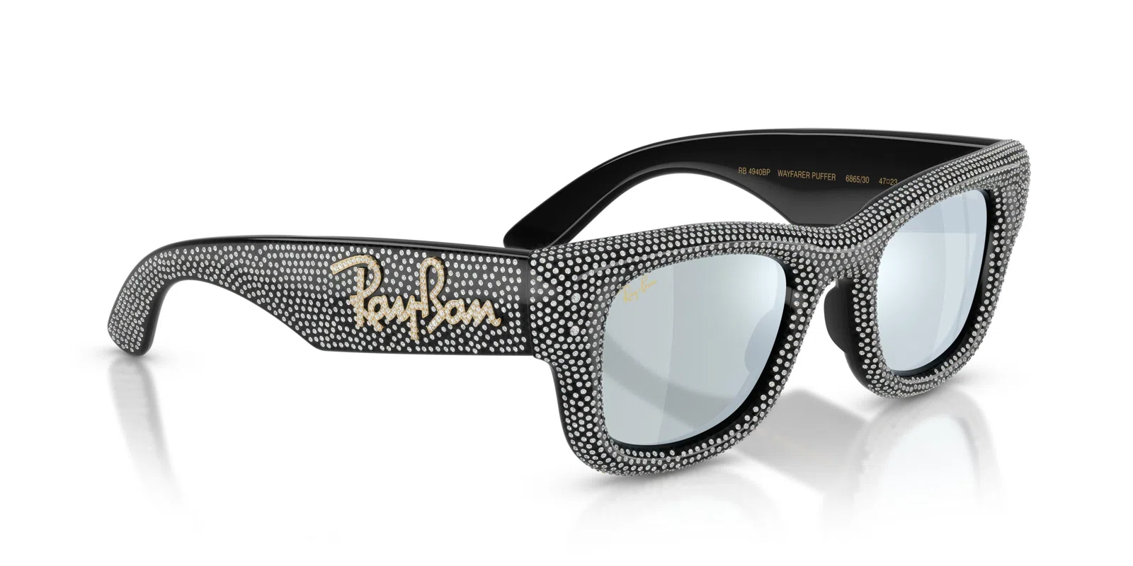Ray-Ban Wayfarer Puffer 4940BP Sunglasses - Black - view 4